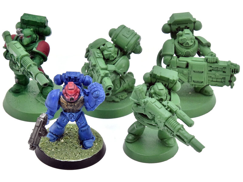 Games Workshop SPACE MARINES 5 Devastators #7 Warhammer 40K Squad
