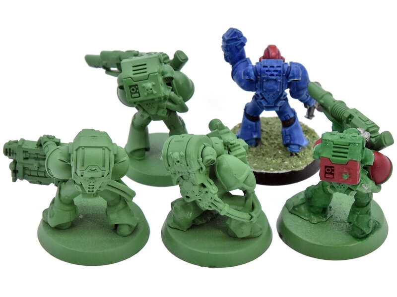Games Workshop SPACE MARINES 5 Devastators #7 Warhammer 40K Squad