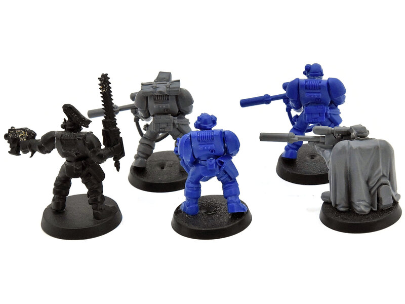 Games Workshop SPACE MARINES 5 Scouts with Sniper Rifles #9 Warhammer 40K