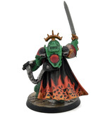 Games Workshop SPACE MARINES Captain in Gravis Armour #1 40K Salamanders WELL PAINTED