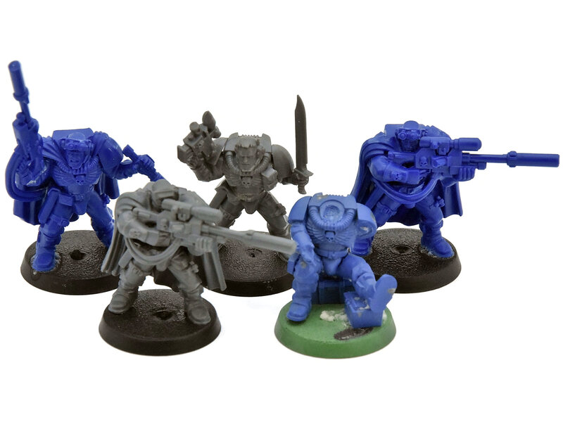 Games Workshop SPACE MARINES 5 Scouts with Sniper Rifles #8 Warhammer 40K