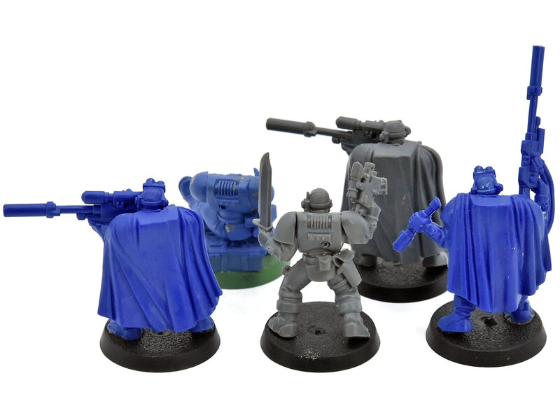 Games Workshop SPACE MARINES 5 Scouts with Sniper Rifles #8 Warhammer 40K