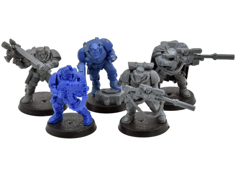 Games Workshop SPACE MARINES 5 Scouts with Sniper Rifles #7 Warhammer 40K