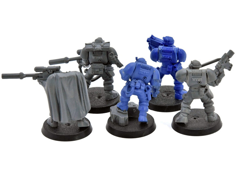 Games Workshop SPACE MARINES 5 Scouts with Sniper Rifles #7 Warhammer 40K