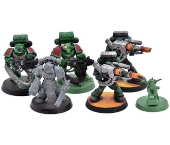 SPACE MARINES 5 Devastator Squad #1 Warhammer 40K Old Sculpt