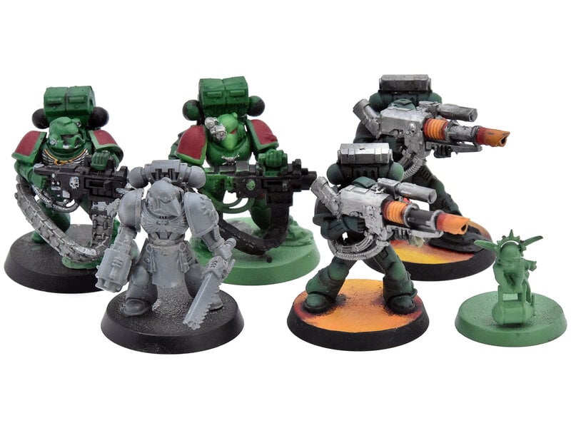 Games Workshop SPACE MARINES 5 Devastator Squad #1 Warhammer 40K Old Sculpt