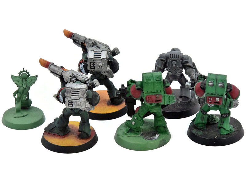 Games Workshop SPACE MARINES 5 Devastator Squad #1 Warhammer 40K Old Sculpt