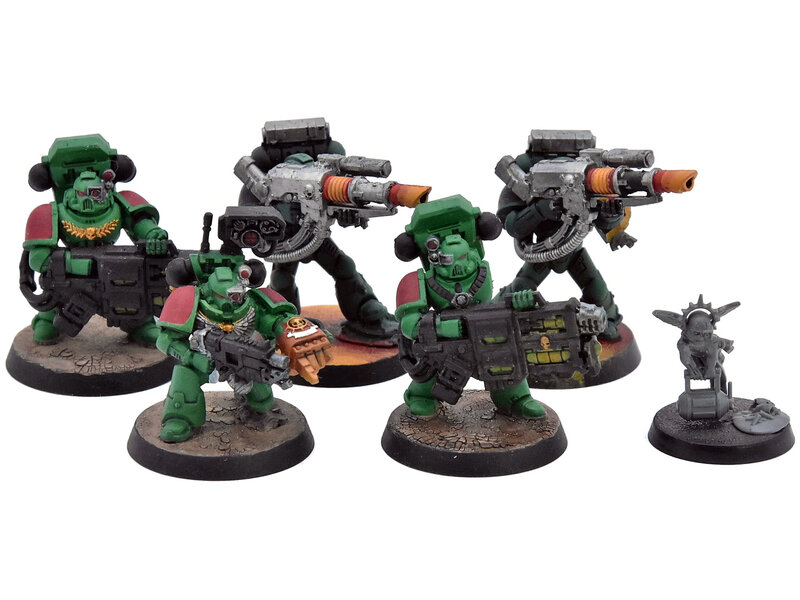 Games Workshop SPACE MARINES 5 Devastator Squad #2 Warhammer 40K Old Sculpt