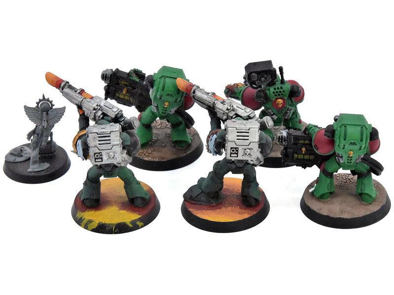 Games Workshop SPACE MARINES 5 Devastator Squad #2 Warhammer 40K Old Sculpt