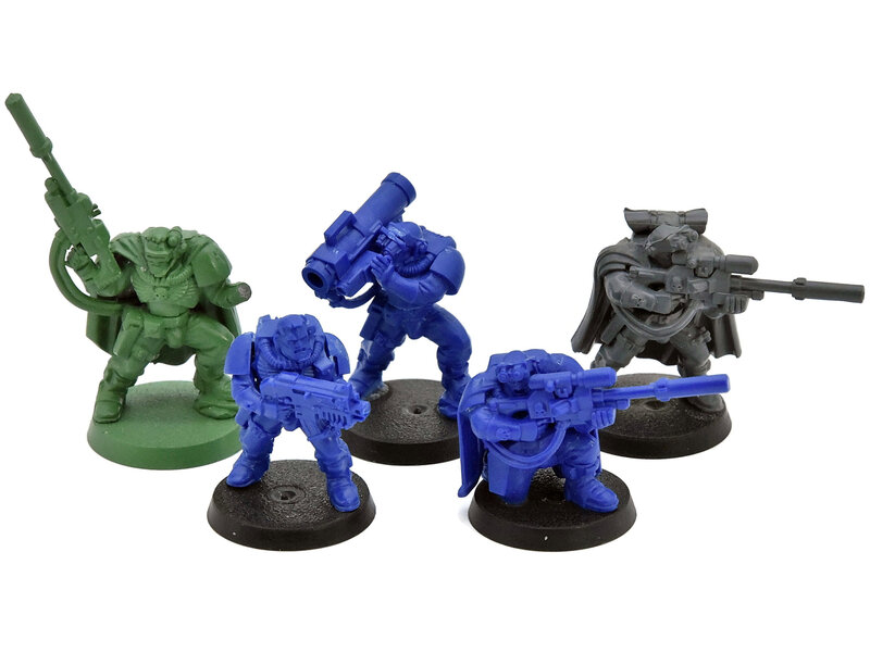 Games Workshop SPACE MARINES 5 Scouts with Sniper Rifles #1 Warhammer 40K