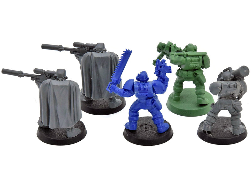 Games Workshop SPACE MARINES 5 Scouts with Sniper Rifles #3 Warhammer 40K