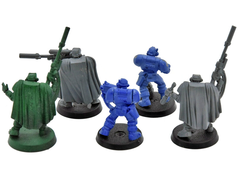Games Workshop SPACE MARINES 5 Scouts with Sniper Rifles #6 Warhammer 40K
