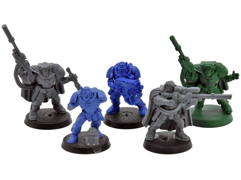 Games Workshop SPACE MARINES 5 Scouts with Sniper Rifles #6 Warhammer 40K