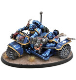 Games Workshop SPACE MARINES Attack Bike #1 WELL PAINTED Warhammer 40K