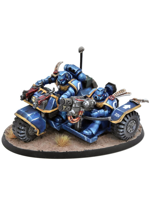 SPACE MARINES Attack Bike #1 WELL PAINTED Warhammer 40K
