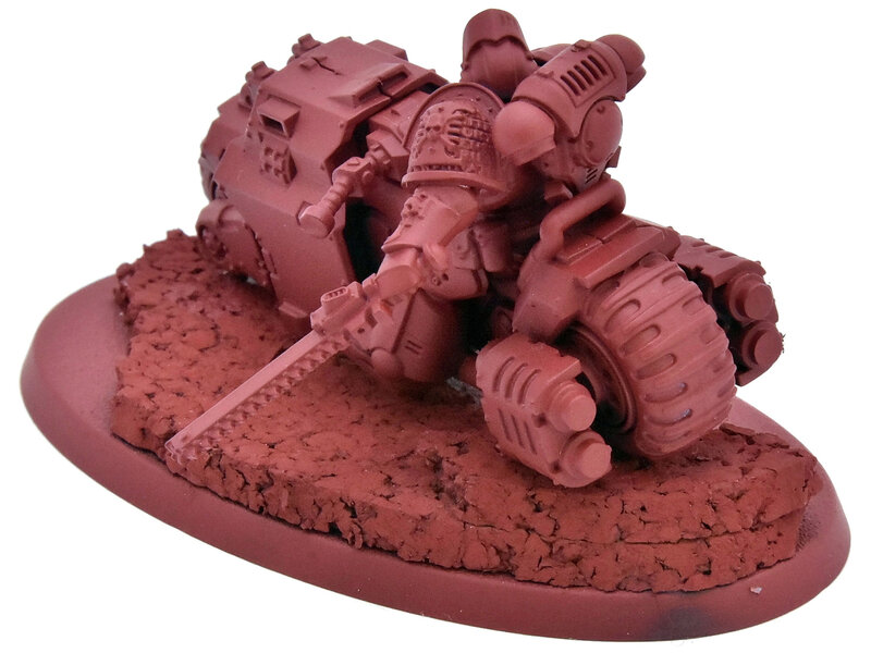 Games Workshop SPACE MARINES Captain on Bike #1 Warhammer 40K