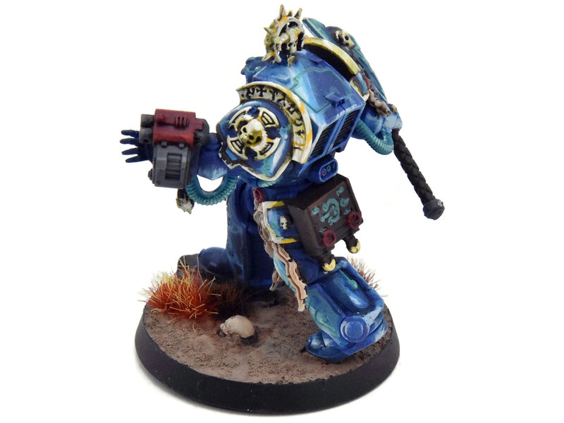 Games Workshop SPACE MARINES Librarian in Terminator Armour #1 WELL PAINTED Warhammer 40K