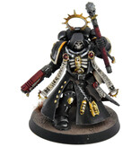 Games Workshop SPACE MARINES Chaplain #1 WELL PAINTED Warhammer 40K Ultramarines