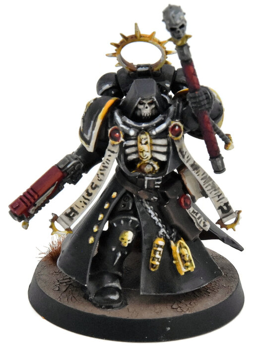 SPACE MARINES Chaplain #1 WELL PAINTED Warhammer 40K Ultramarines