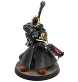 Games Workshop SPACE MARINES Chaplain #1 WELL PAINTED Warhammer 40K Ultramarines
