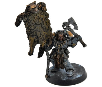 SPACE WOLVES Grey Hunter With Banner #1 Warhammer 40K