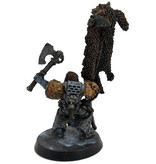 Games Workshop SPACE WOLVES Grey Hunter With Banner #1 Warhammer 40K