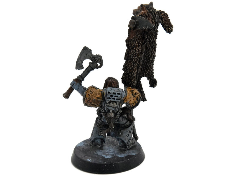 Games Workshop SPACE WOLVES Grey Hunter With Banner #1 Warhammer 40K