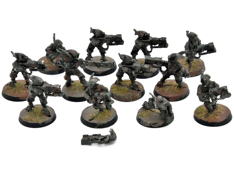 Games Workshop TAU EMPIRE 12 Fire warriors #1 METAL Warhammer 40K Pathfinder