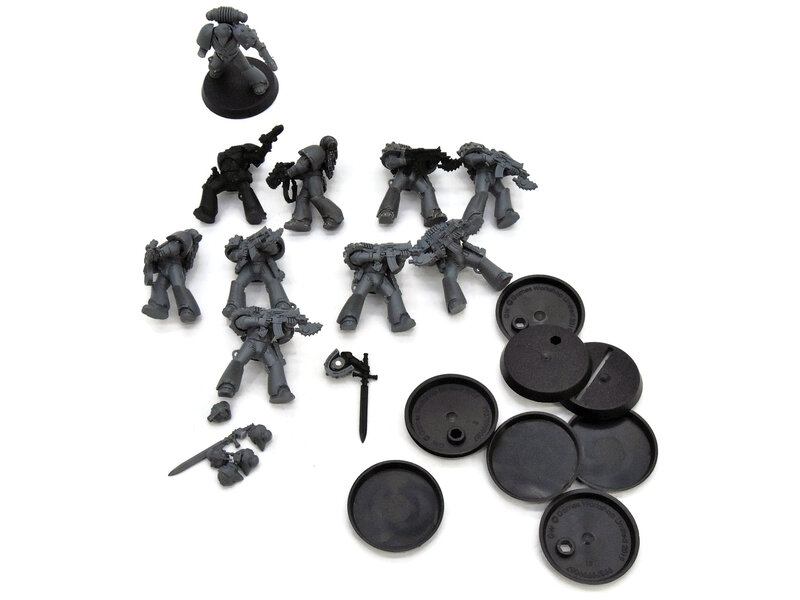 Games Workshop HORUS HERESY 10 MKIII Tactical Squad #4 Warhammer 40K INCOMPLETE