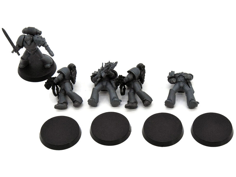 Games Workshop HORUS HERESY 5 Tactical Marines #5 INCOMPLETE