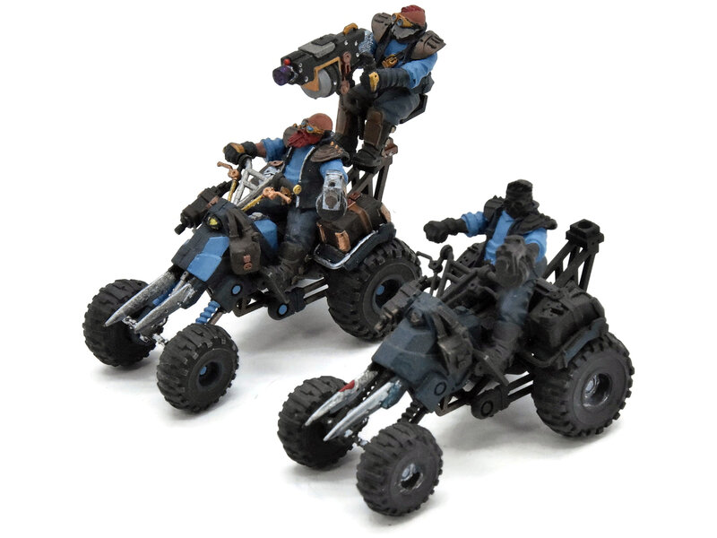 Games Workshop NECROMUNDA 2 Orlock Outrider Quads #1 Warhammer 40K