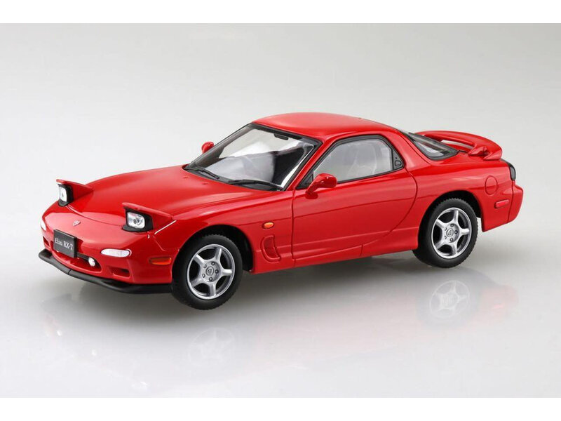 Aoshima RakuPla Snap Kit Infini FD3S RX-7 Vintage Red Plastic Model