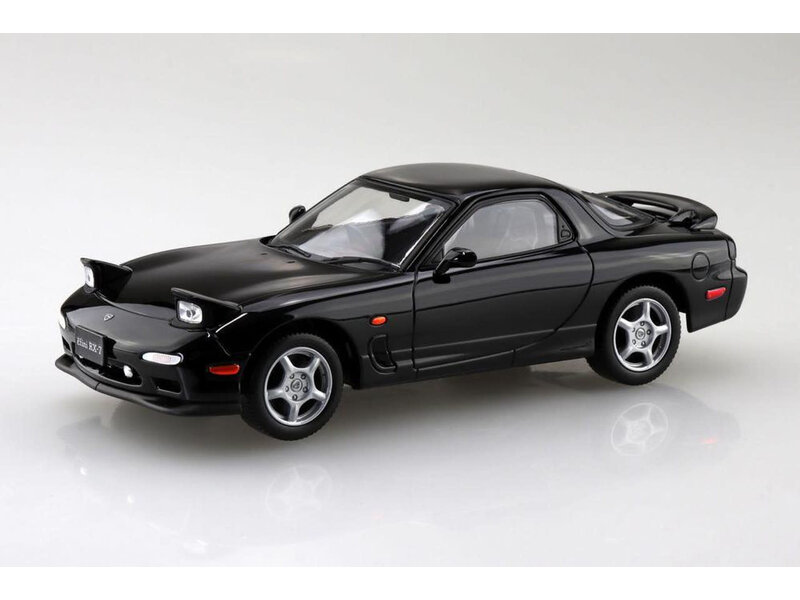 Aoshima RakuPla Snap Kit Infini FD3S RX-7 Brilliant Black Plastic Model