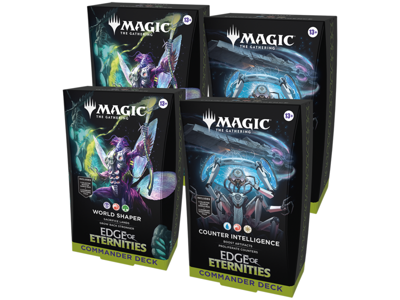 Magic The Gathering MTG Edge of Eternities Commander Bundle (EN) (PRE ORDER) (1 deck of each)