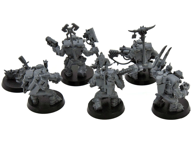 Games Workshop ORKS 6 Nobz #1 Warhammer 40K