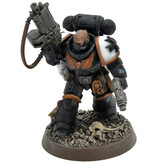 Games Workshop SPACE MARINES Lieutenant #2 WELL PAINTED Warhammer 40K Black Templars