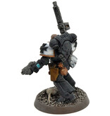 Games Workshop SPACE MARINES Lieutenant #2 WELL PAINTED Warhammer 40K Black Templars