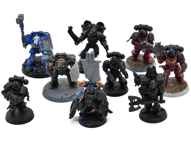 Games Workshop SPACE MARINES 9 Loose Models #1 Warhammer 40K