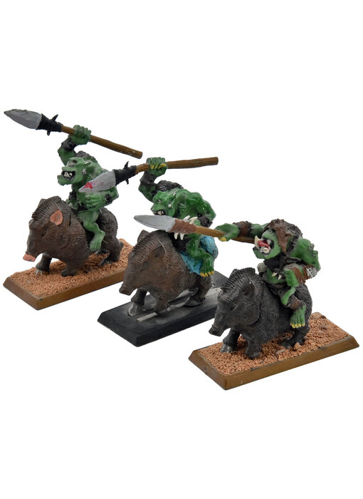 ORCS AND GOBLINS 3 Boar Boyz #1 METAL Fantasy