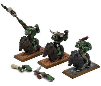 ORCS AND GOBLINS 3 Boar Boyz #2 METAL Fantasy Command