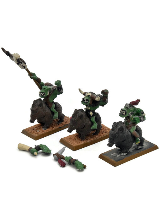 ORCS AND GOBLINS 3 Boar Boyz #2 METAL Fantasy Command