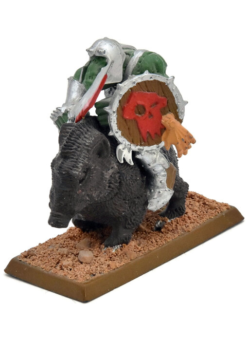 ORCS AND GOBLINS Warboss Mounted #1 Fantasy
