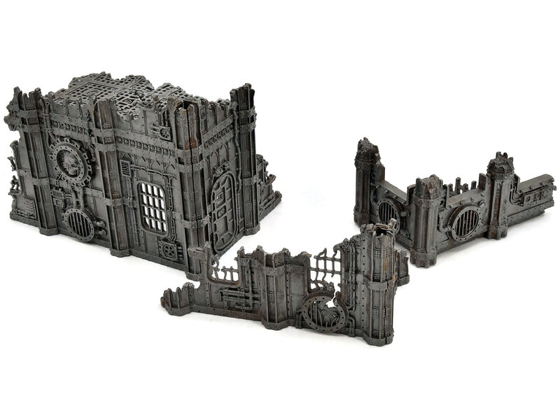 Games Workshop SCENERY Ruins #4 WELL PAINTED Warhammer 40K