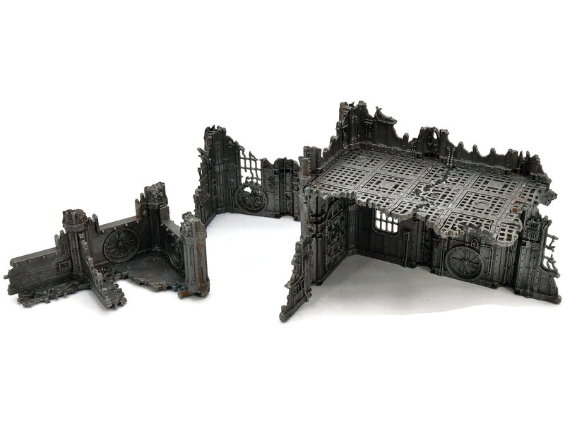 Games Workshop SCENERY Ruins #4 WELL PAINTED Warhammer 40K