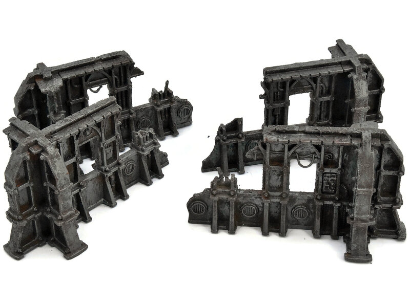 Games Workshop SCENERY Ruins #2 WELL PAINTED Warhammer 40K