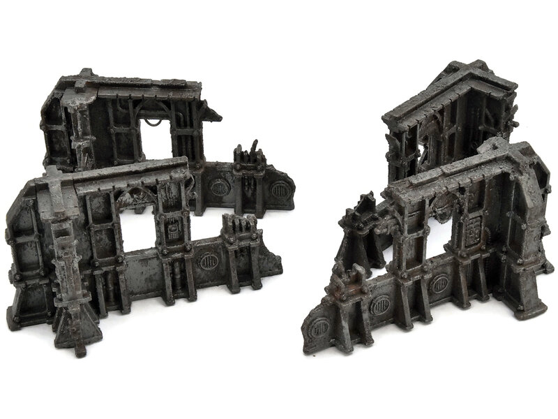 Games Workshop SCENERY Ruins #2 WELL PAINTED Warhammer 40K