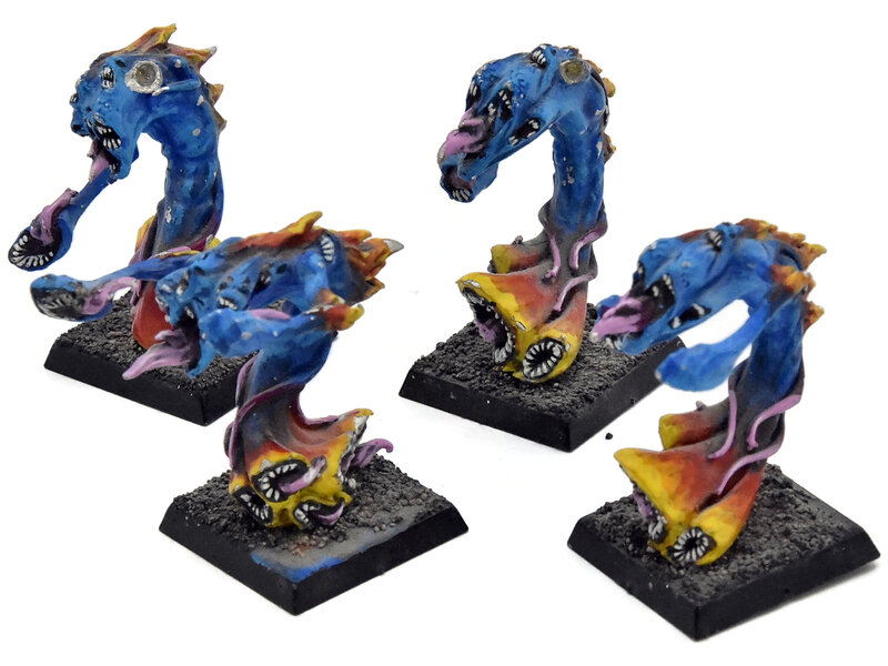 Games Workshop CHAOS DAEMONS 4 Flamers #1 METAL Classic Fantasy