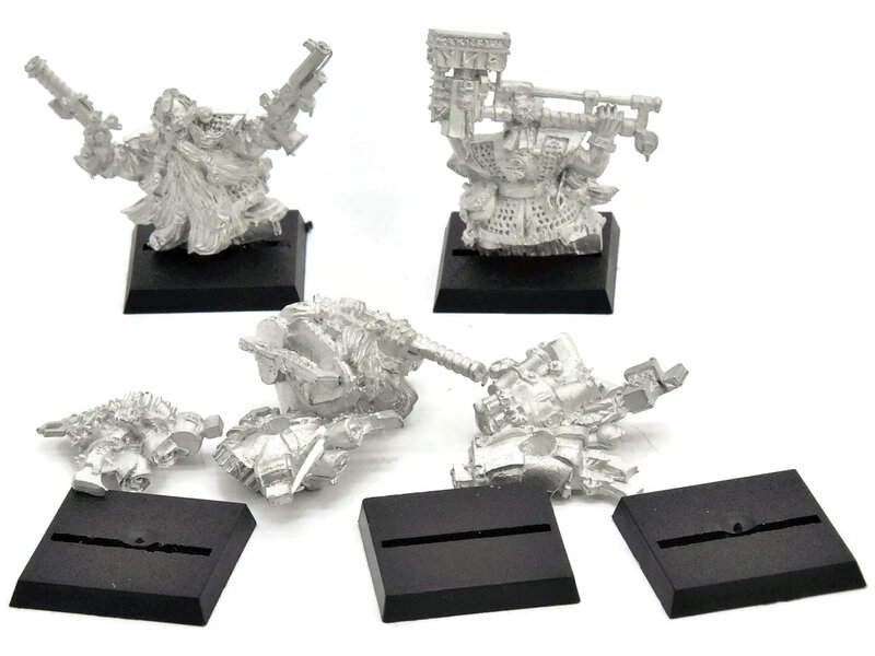 Games Workshop DWARFS 4 Dwarf Engineers #1 METAL Fantasy
