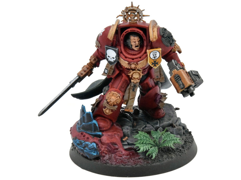 Games Workshop SPACE MARINES Captain in Terminator Armour #1 WELL PAINTED 40K
