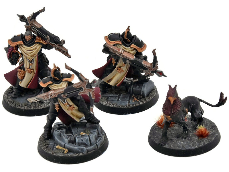 Games Workshop STORMCAST ETERNALS 3 Castigators with Gryph-Hounds #1 WELL PAINTED Sigmar